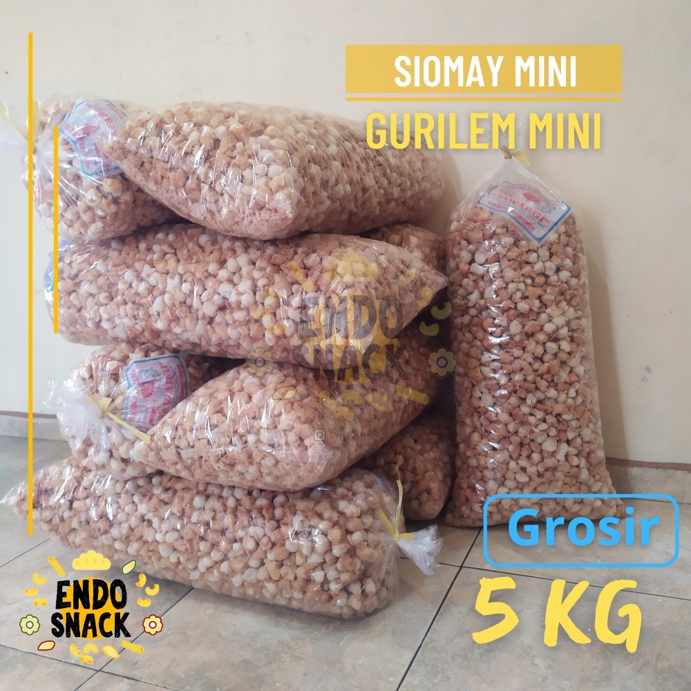 

5kg Cuanki Mini, Gurilem Siomay Mini Kemasan Perbal SAWARGI dan SADULUR
