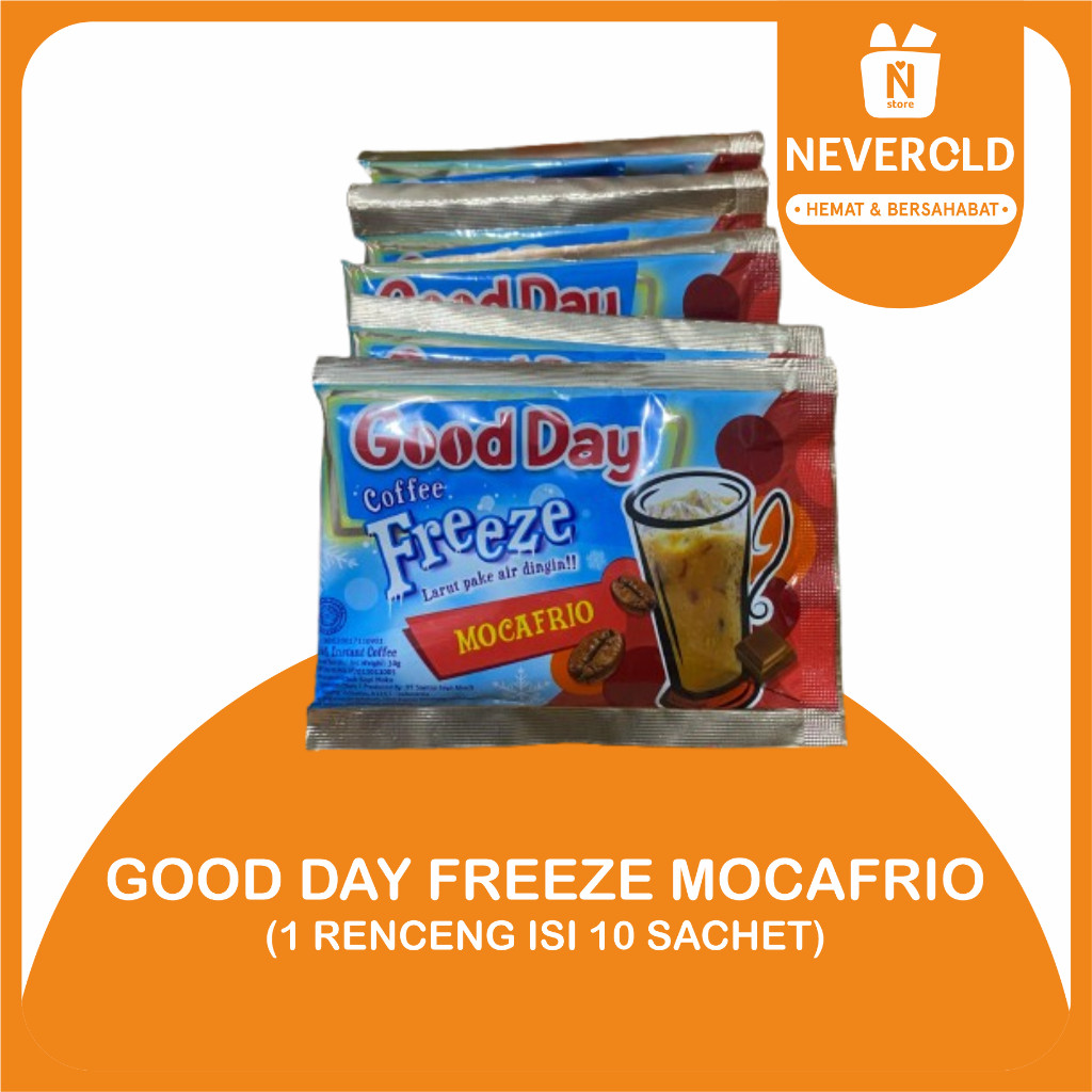 

GOODDAY FREEZE MOCAFRIO 1 RENCENG ISI 10 SACHET