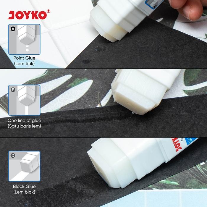 

Neosign - Joyko Glue Stick 12G Square Lem Batang Stik Joyko Kotak Gs-118 [24Pcs]