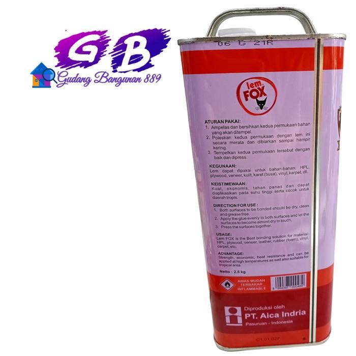 

Neosign - Lem Fox Galon 2 5 Kg Kemasan Jumbo