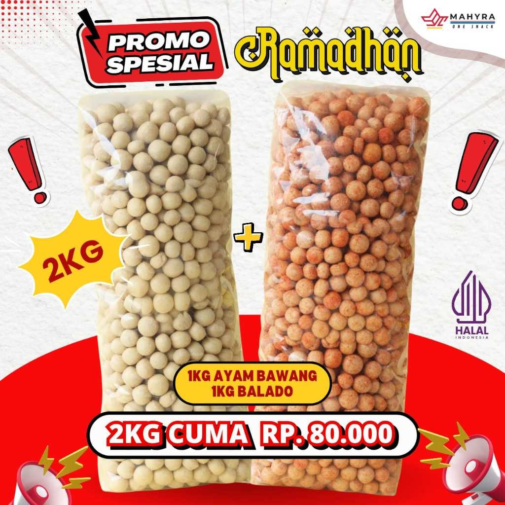 

PROMO SPESIAL RAMADHAN!! BUY 1 GET 1 1KG TAHU BULAT MINI KERING F1