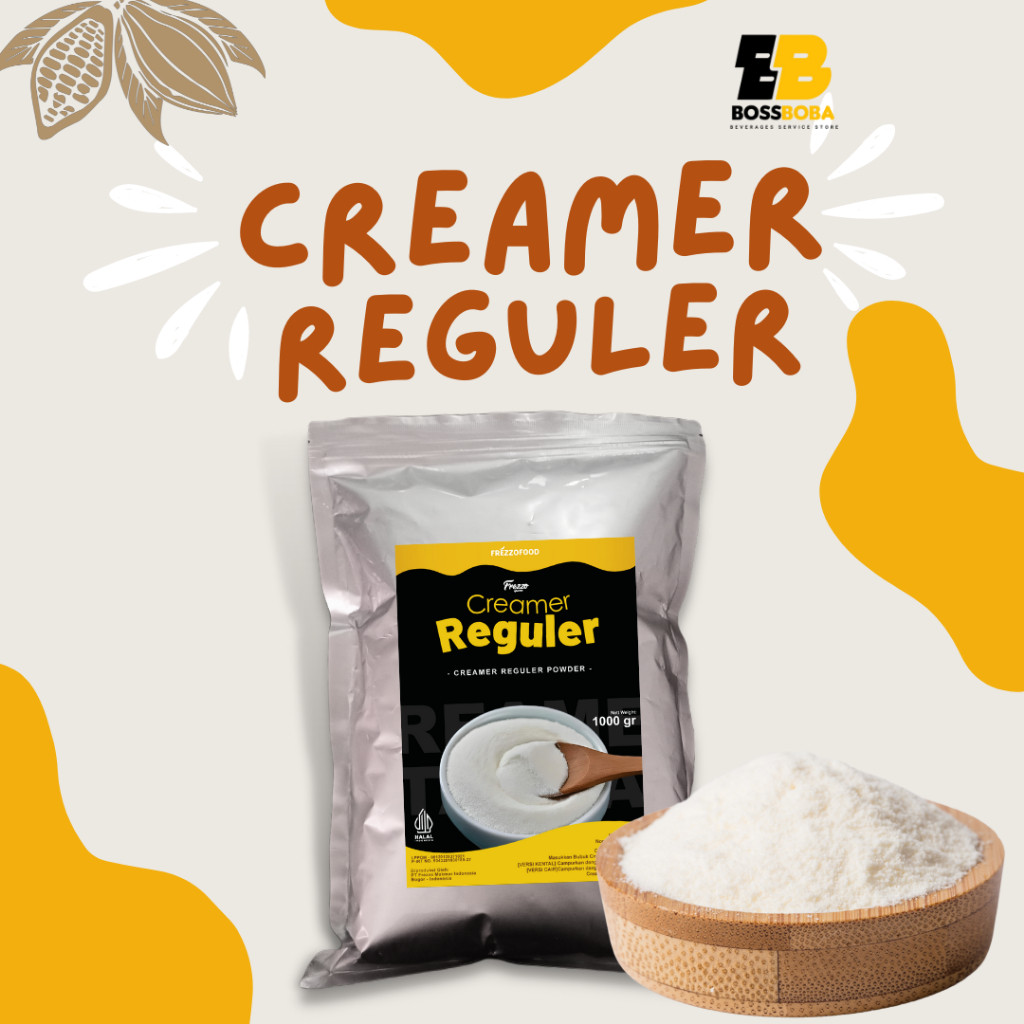 

Creamer Murah Reguler/Krimer Reguler Frezzo/Non Dairy Creamer/Bubuk Krimer Murah 1kg/Bossboba