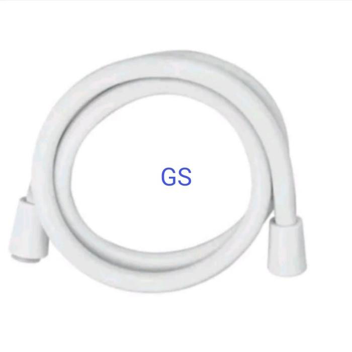 Selang Shower Kamar Mandi Pvc 1,5 m - Selang Shower Mandi Warna Putih