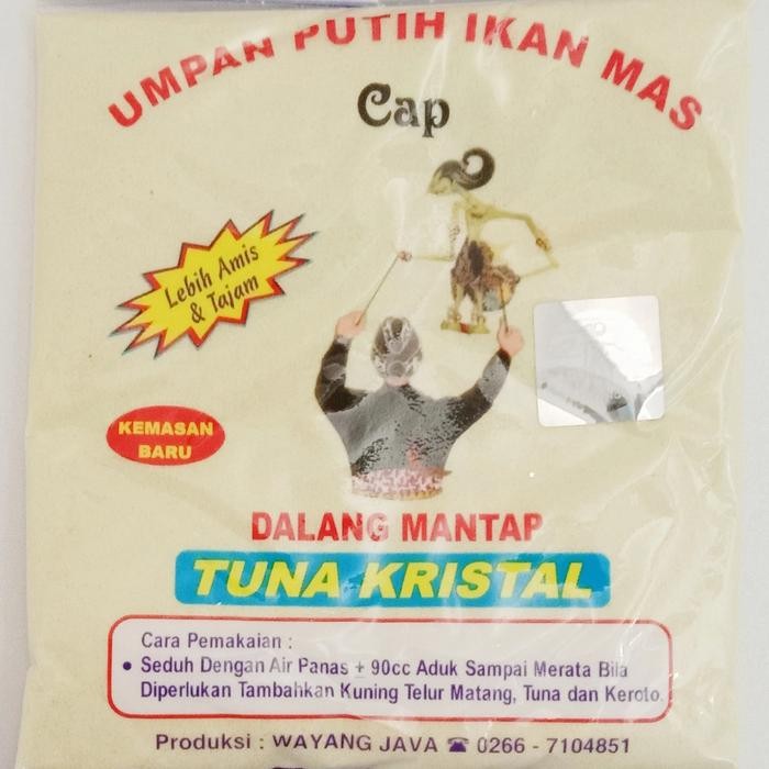 TERGACOR Umpan Putih Ikan Mas Dalang Mantap Tuna Kristal Wayang Java