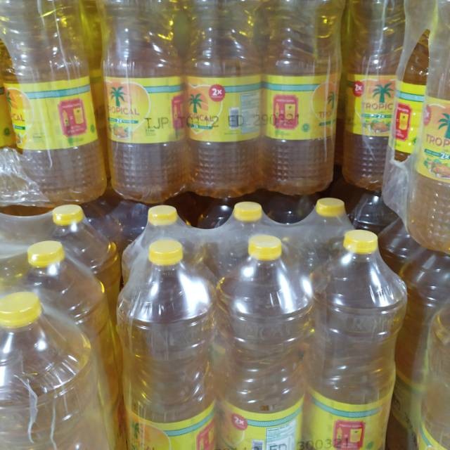 

Minyak Goreng Tropical Botol 2L / Pack (6 PCS) Jernih, Tahan Panas, & Sehat!