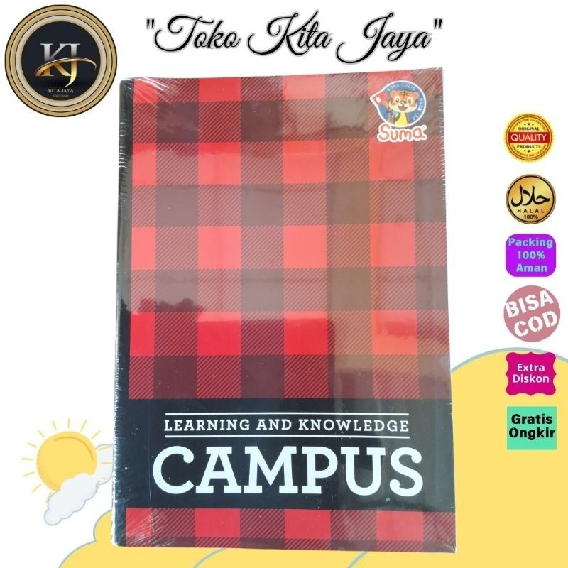 

Buku Tulis Campus Suma 38 Lembar Kertas Putih Berkualitas