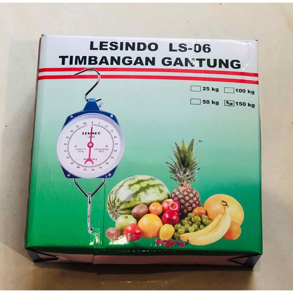 150kg Timbangan Gantung Besi / Timbangan barang dus jarum 150 kg / Timbangan Gantung Manual 150 kg