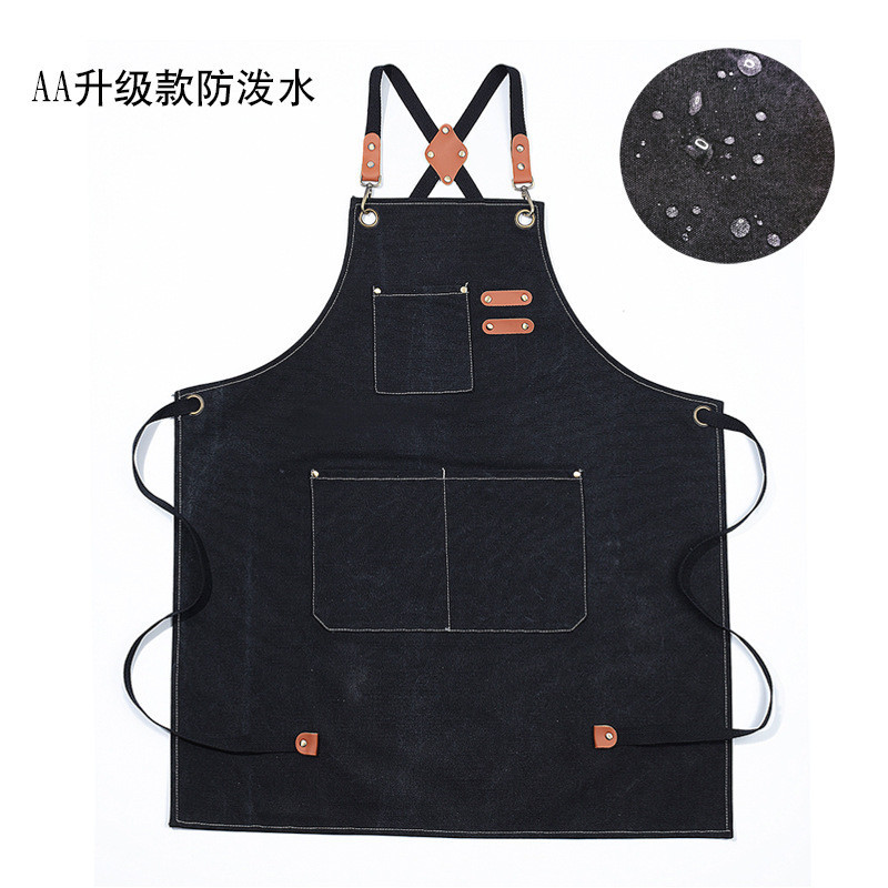 Waterproofing Apron Barista Bartender Chef Hairdressing Apron Catering