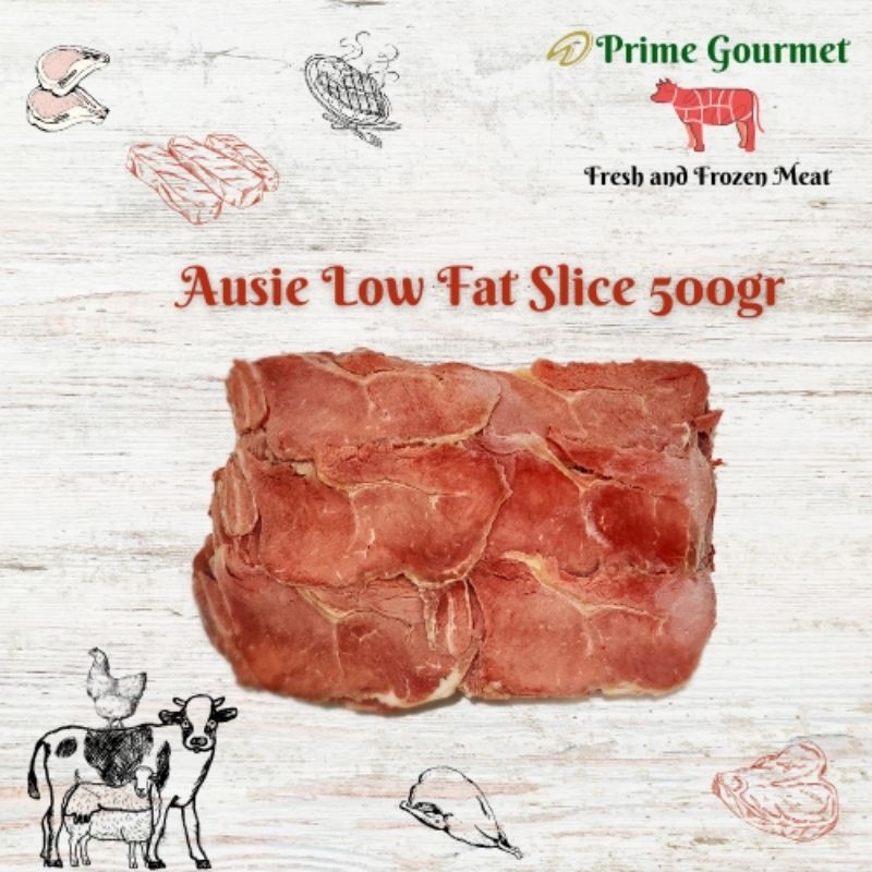 

Ausie Beef Slice Low Fat Halal 500g Frozen