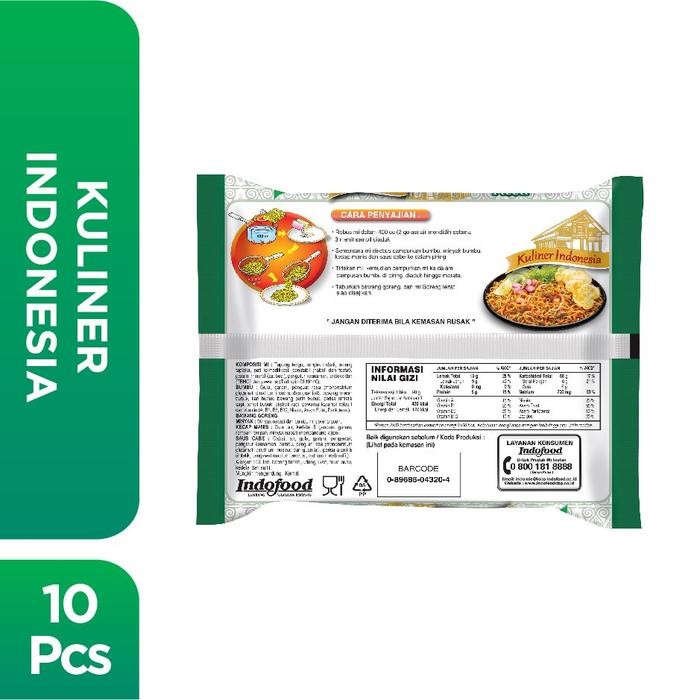 

G&C 10 PCS - INDOMIE MI GORENG ACEH 90 GR