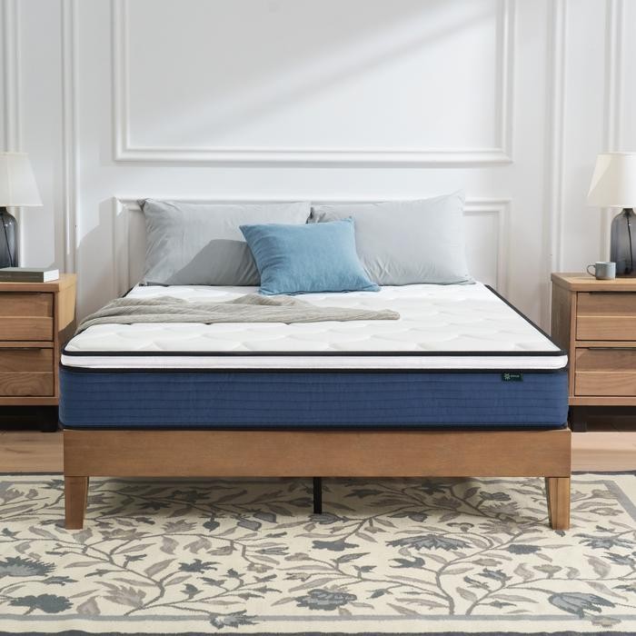 Kasur Spring Bed Zinus Plush Top Extra Comfort Furniture