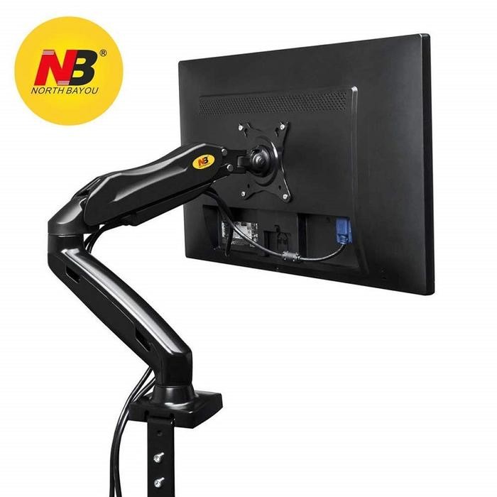 bracket tv led lcd monitor komputer 19 20 22 24 28 32 34 single arm