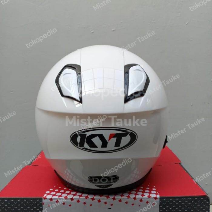 Terlaris Helm Kyt Kyoto Putih Solid/White Original Ongkir Termurah