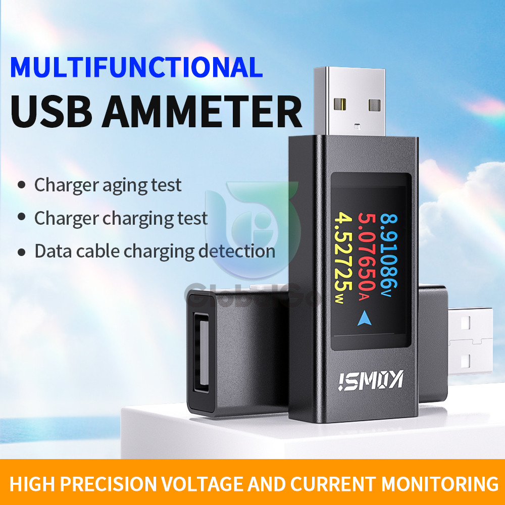 BEST KWS-MX23 USB Digital Display Voltage Ammeter Power Meter Multi-function Cell Phone Charging Tes