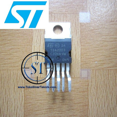 [YE] TDA 2003 Genuine Original ST 10W Car Audio Amplifier IC TDA2003 TDA-2003 TDA2003A