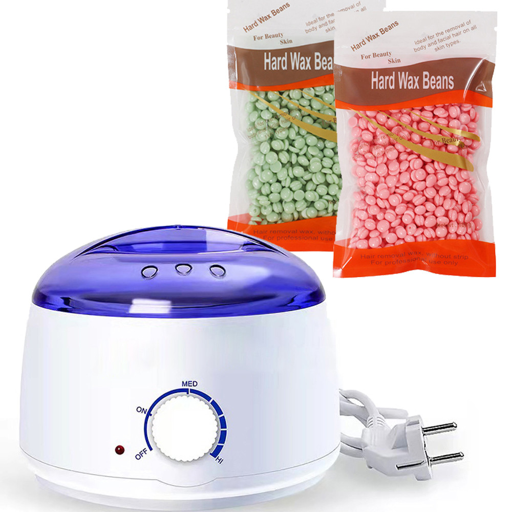 Mesin Penghilang Rambut Epilator Pemanas Lilin Kit Waxing Meleleh Lilin Mesin Pemanas Manik Biji Lil