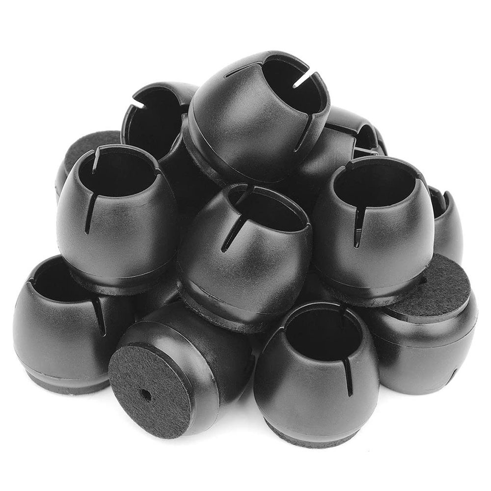 16 Buah Penutup Kaki Kursi Silikon Bantalan Kaki dengan Pelindung Lantai Bulu untuk 12-18Mm Penutup 