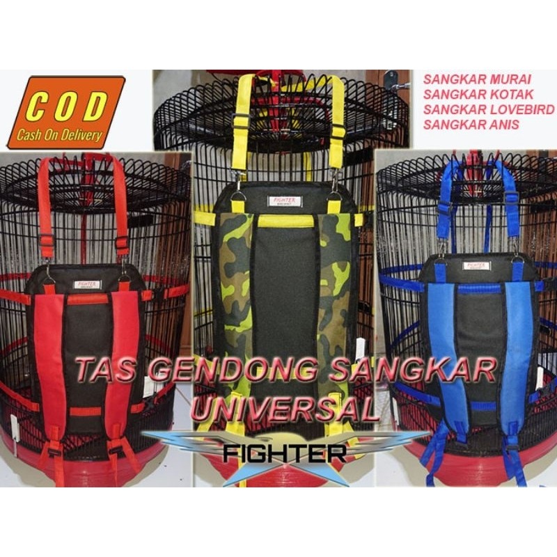 tas gendongan sangkar murai sangkar kotak sangkar lovebird