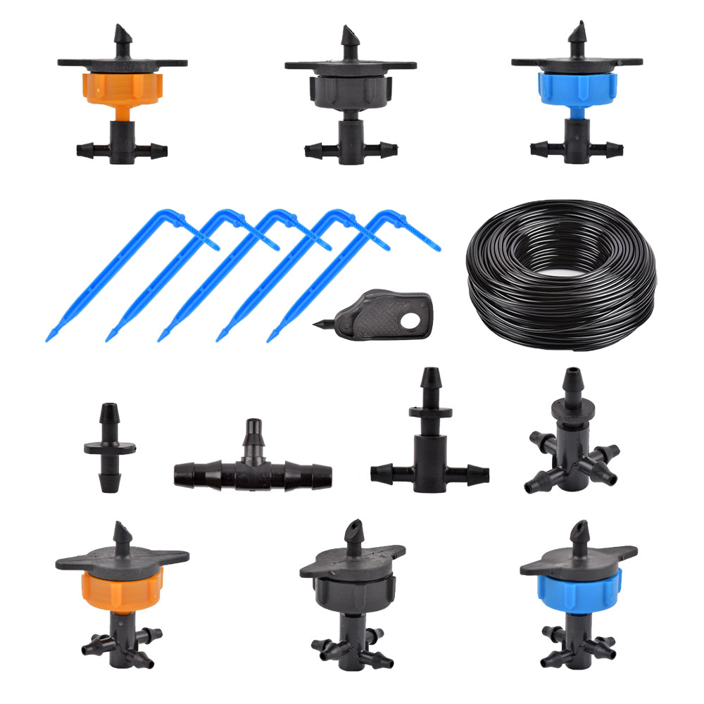 2L 4L 8L Irigasi Dripper 2/4-arah Konektor Penetes Panah Pemisah Air Silang Emitor Panah Tetes Siste