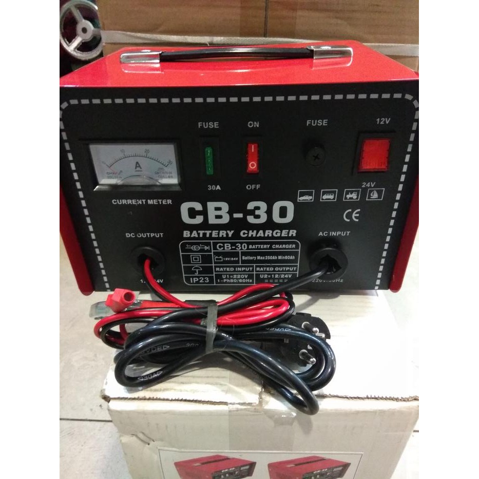 Battery Charger Cb-30 - Cas Aki 30A Rhino - Changer Aki 30A