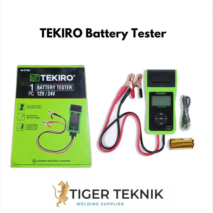Tekiro - Alat Tes Aki 7 - 30 Vdc Tester Aki Battery Tester