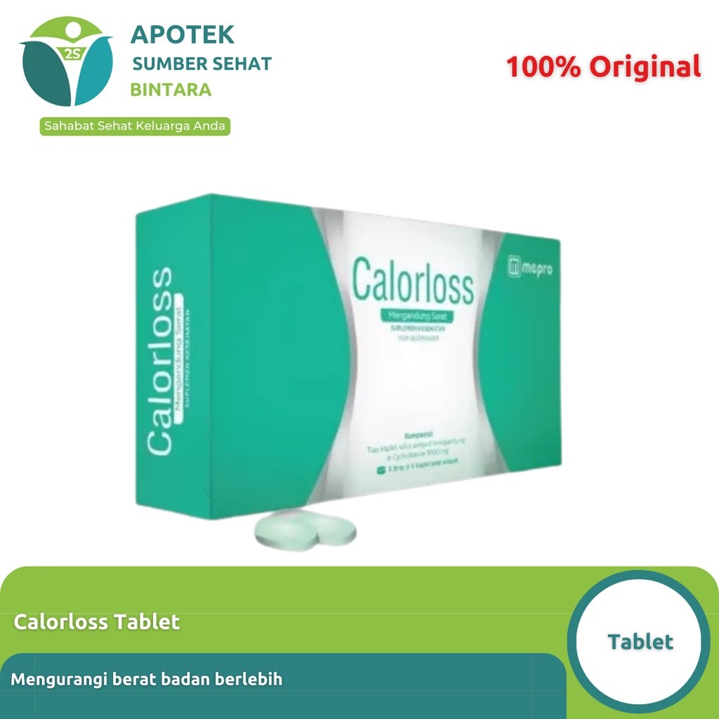 Calorloss Obat Diet Penurun Berat Badan