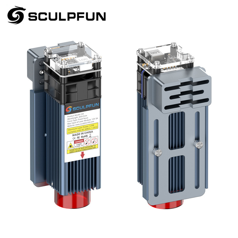 Sculpfun S9 Modul Pengukir Laser Kepala Laser untuk Mesin Ukiran Pemotong Laser Kayu Akrilik Pemoton
