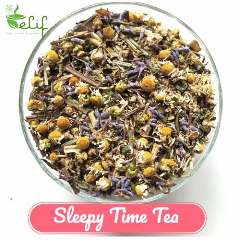 

ELIF TEA Sleepy Time Tea : Chamomile, Lavender, Lemongrass and Spearmint Leaf [PREMIUM]