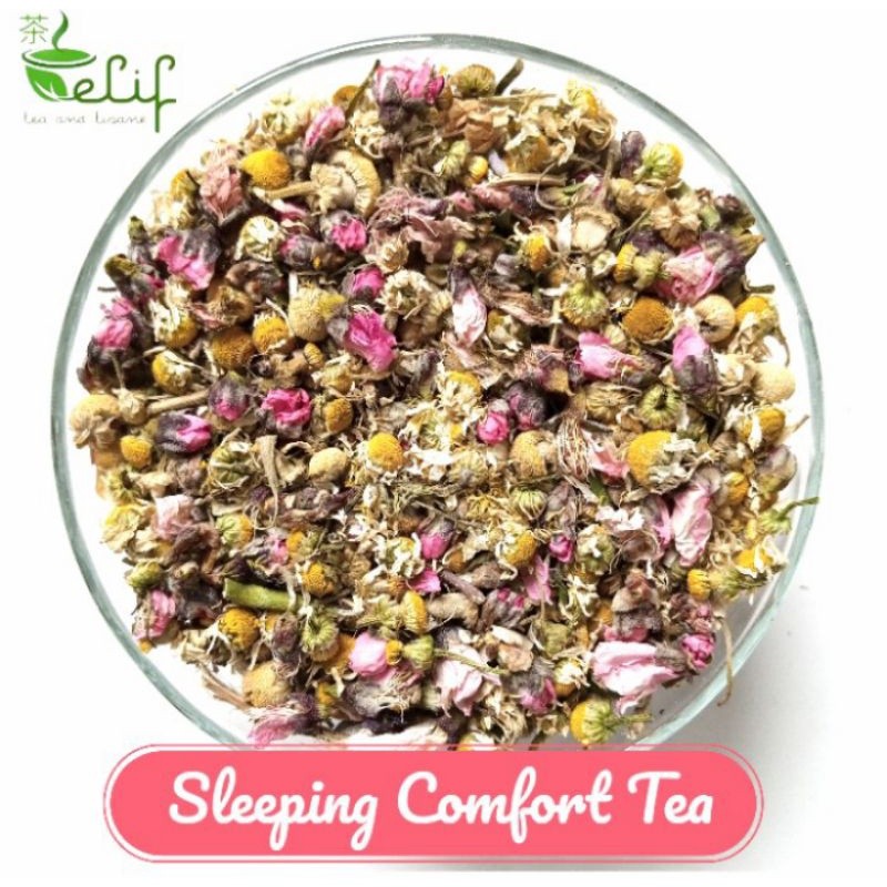 

ELIF TEA Sleeping Comfort Tea : Passionflower, Chamomile, Lavender, Holy Basil [PREMIUM]