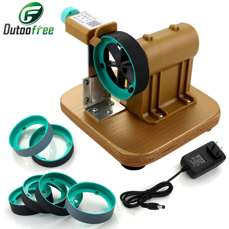 Pengasah Gunting Rambut Otomatis Sepenuhnya Gunting Datar Alat Pengasah Gunting Penjahit Pemoles Gig