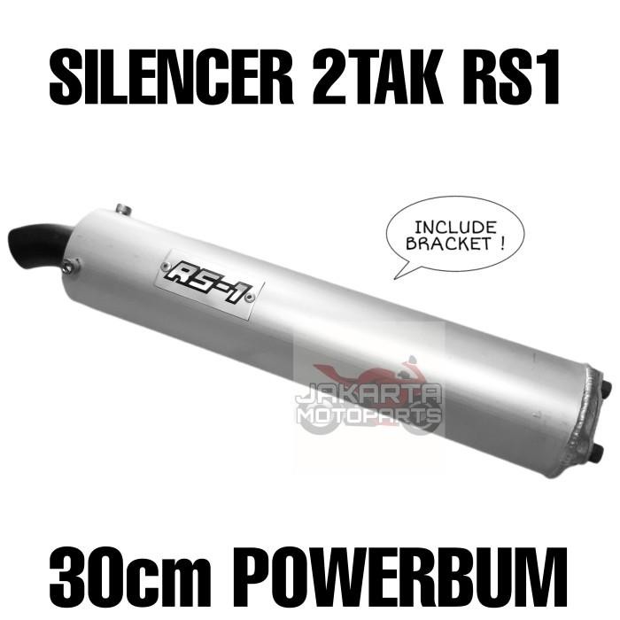 Knalpot Silencer Rs1 30Cm Powerbum Powerbomb Ninja150 Rr R Ss 2Tak