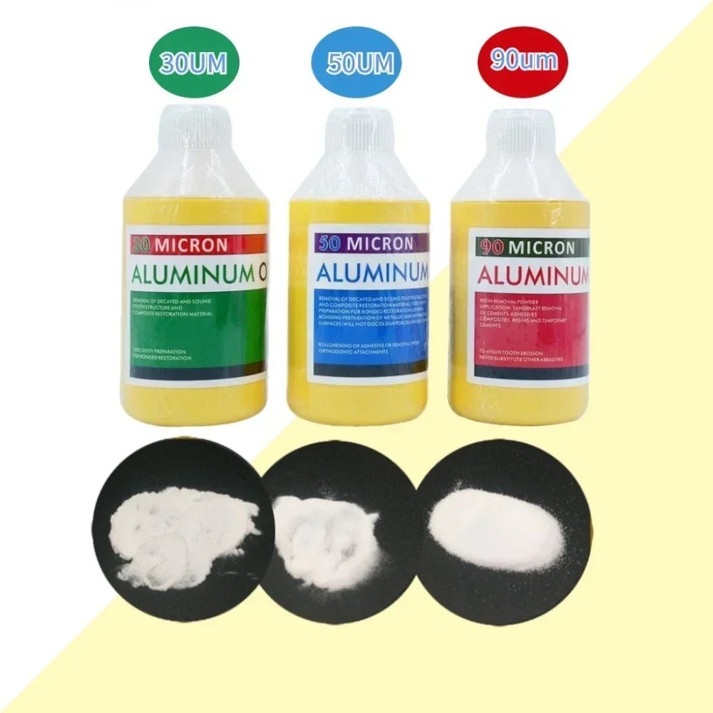 Terlaris Dental Alumina Sandblasting Powder 90um&50um&30um Teeth Cleaning Specialized Dentistry Pol