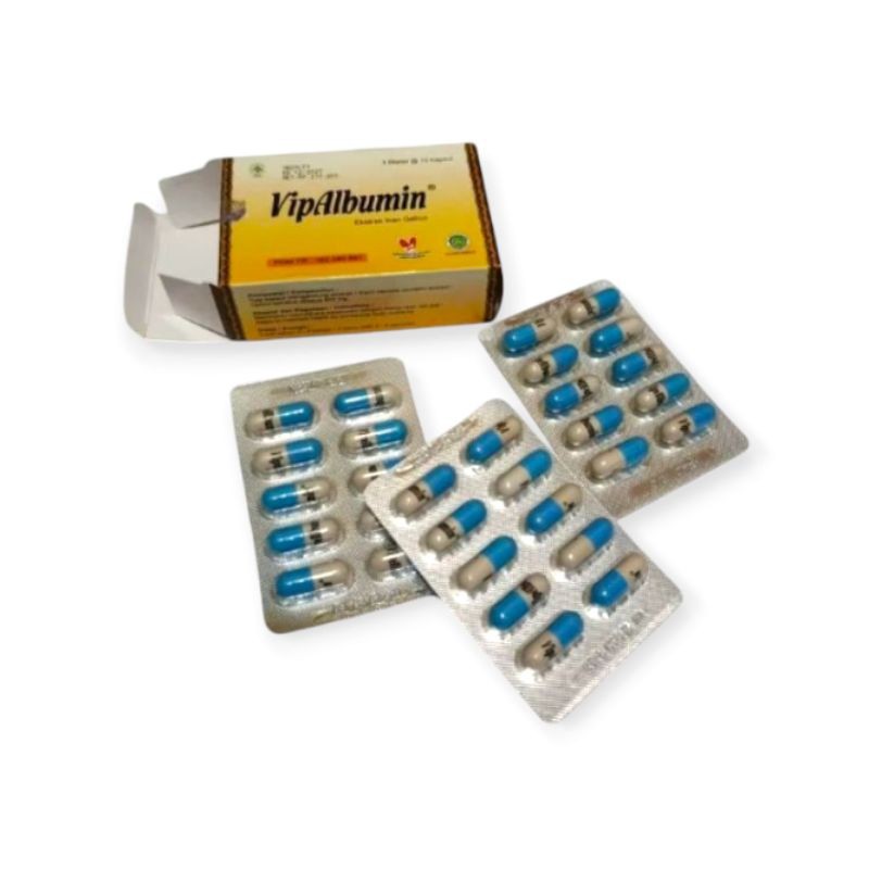Vip Albumin 30 Kapsul Ekstrak Ikan Gabus