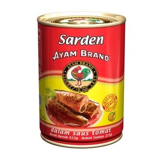 

Ayam nd Sardines In Tomato Sauce 425G