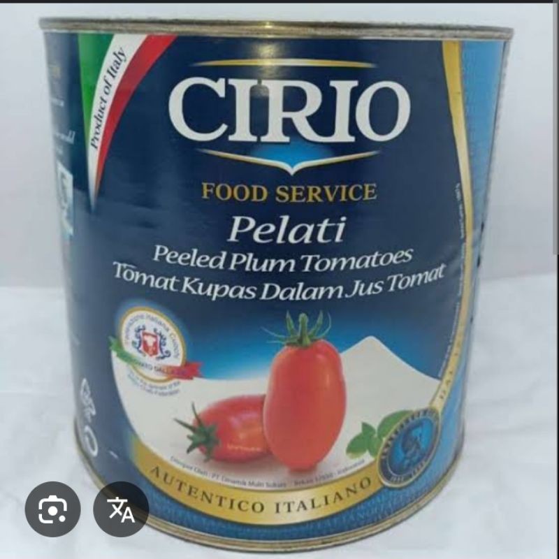 

Cirio Pelati Peeled Plum Tomatoes 2,5 kg