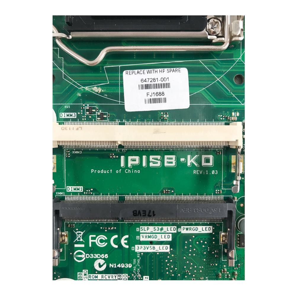 647281-001 For HP Compaq 8200 Elite AIO Motherboard 655876-001 IPISB-KO Mainboard 100% Tested Fully 