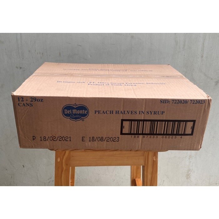 

Delmonte Peach Halves 1 Dus isi 12 Kaleng