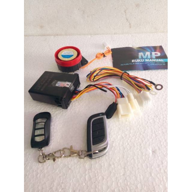 Alarm Motor MP One Way Anti Maling Alarm Motor Karbu Injeksi