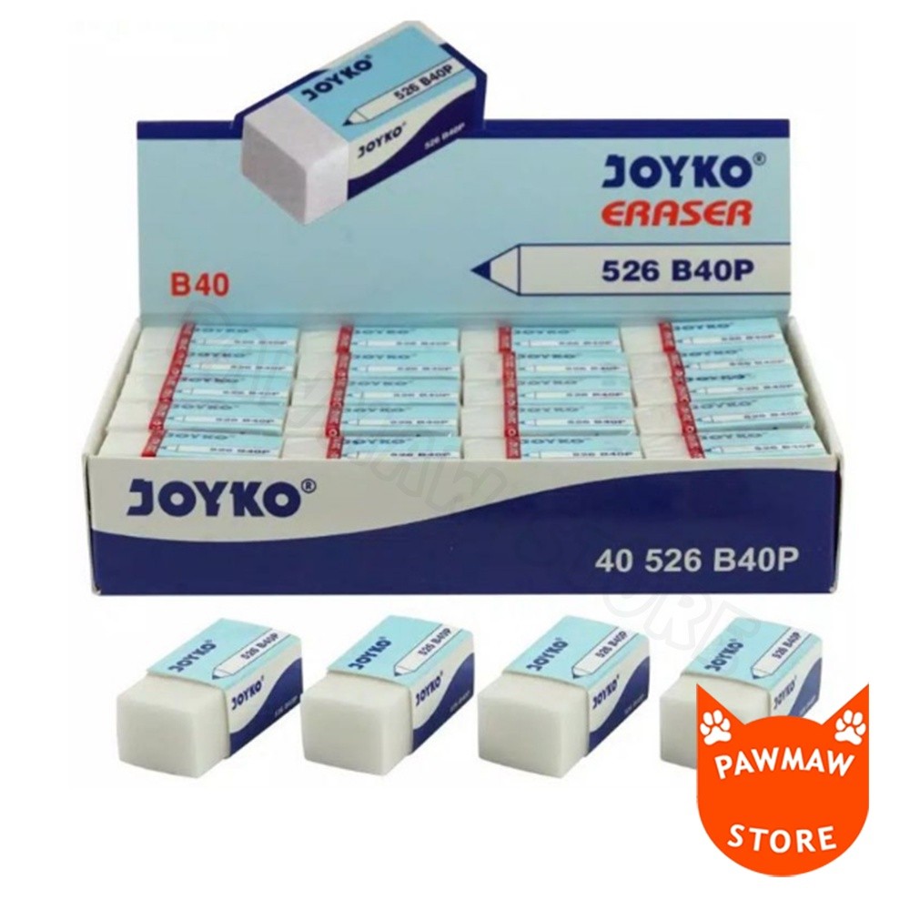 

Penghapus Joyko B40 Putih Kecil ( PACK )