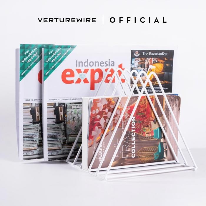 

Sekat / Pembatas Buku Minimalis - Triangle Book Shelf