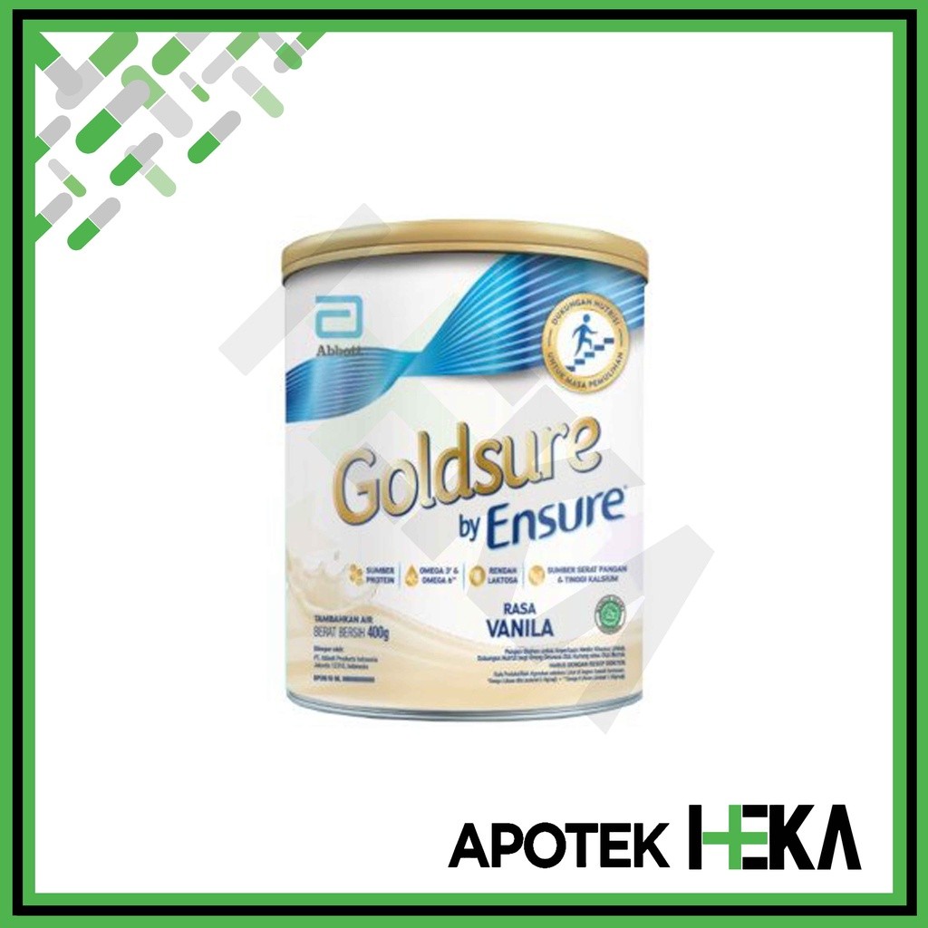 

Goldsure by Ensure 380 g / 800 g - Susu Nutrisi Dewasa Masa Pemulihan
