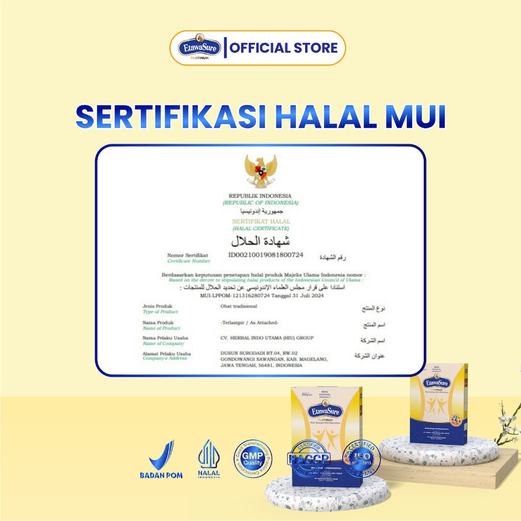 

Susu Etawa Untuk Asam Urat Tulang dan Nyeri Sendi Etawasure Susu Kambing Etawa Paket 3 Box