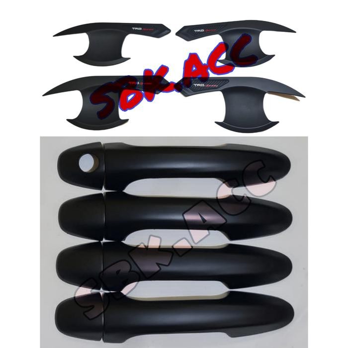 Paling Murah Paket Outer Yaris 2018-2022 Trd Sportivo Hitam & Door Handle Cover