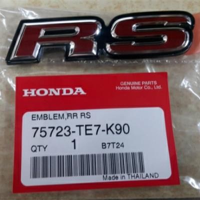 Emblem Rs Logo Rs Honda Jazz Rs Garansi Original Asli