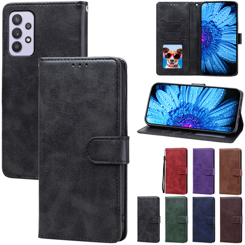 A32 4G 5G Case For Samsung Galaxy A32 Case Leather Flip Wallet Cover For Samsung Galaxy A32 5G Case