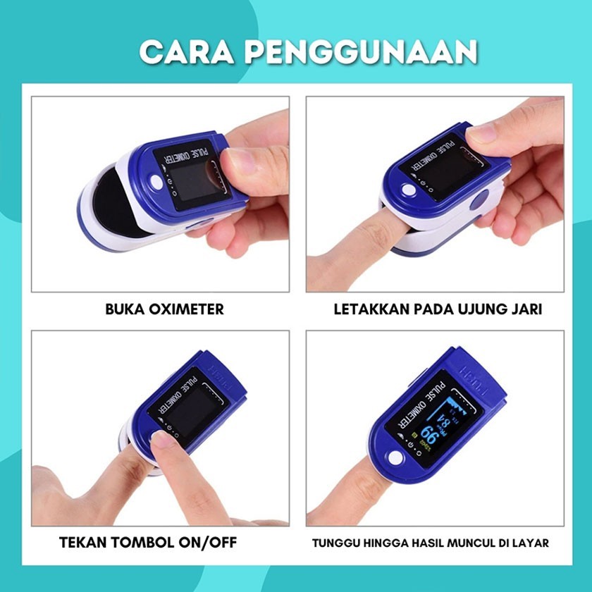 Fingertip Pulse Oximeter C101H1/ Alat Ukur Detak Jantung / Oximeter Ready stock
