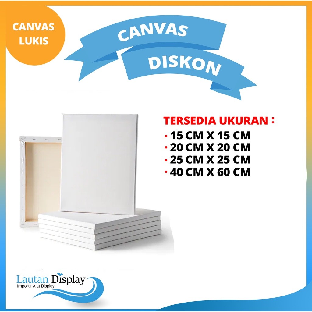 

Kanvas Lukis Mini Papan Lukis Kanvas Polos Canvas Kanpas Kecil Kanfas Lukis 10x10 Cm 15x15 Cm 20x20