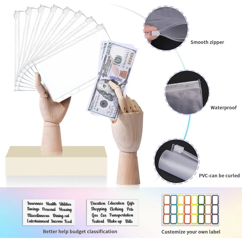

A6 Laser Notebook Cash Budget Planning Book 6 Ring Binder Personal Plan Binder Cover With Binder