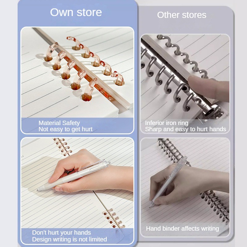 

Loose Spiral Notebook Detachable A5 Coil Notebook Ins Good-Looking Simple Student Notepad Wholesale