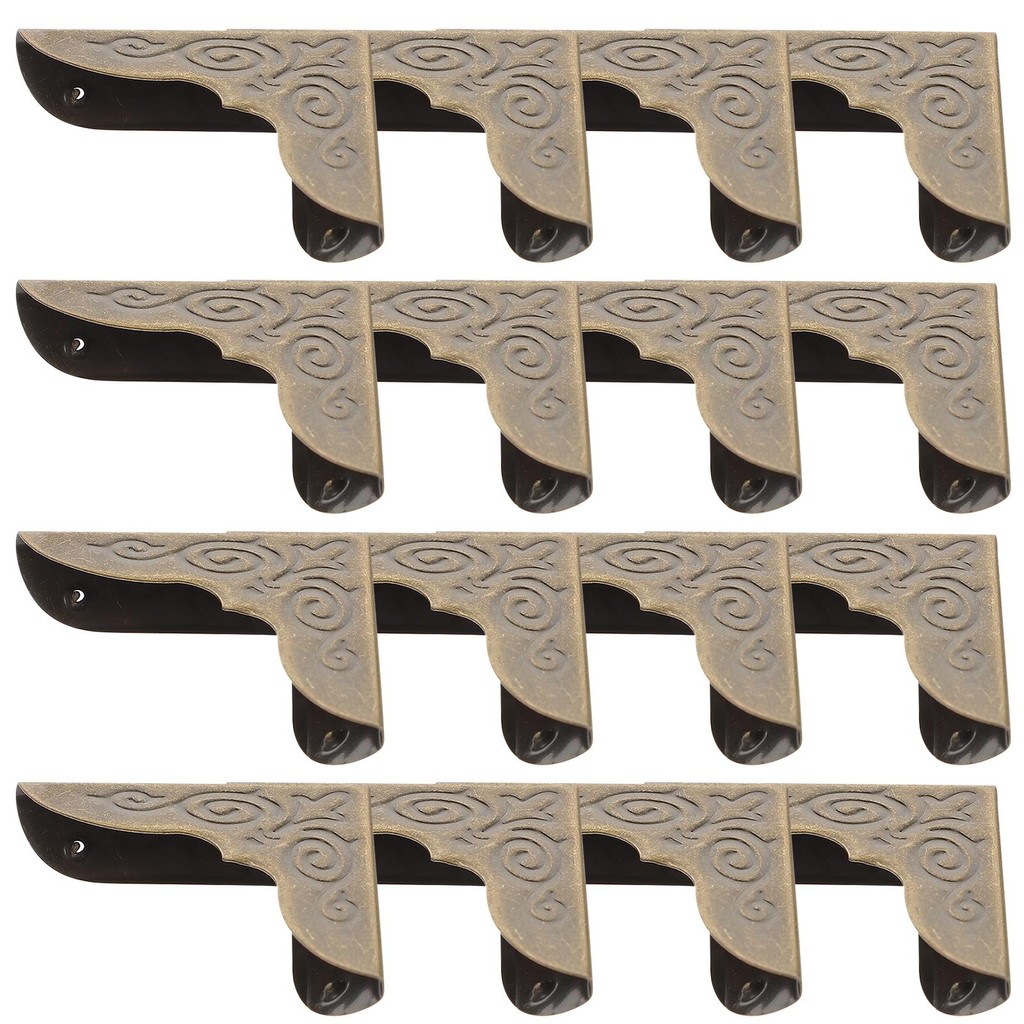 

30 Pcs Corner Protectors Notebook Book Corners Cover Photo Edges Protection Iron Metal Book Corners